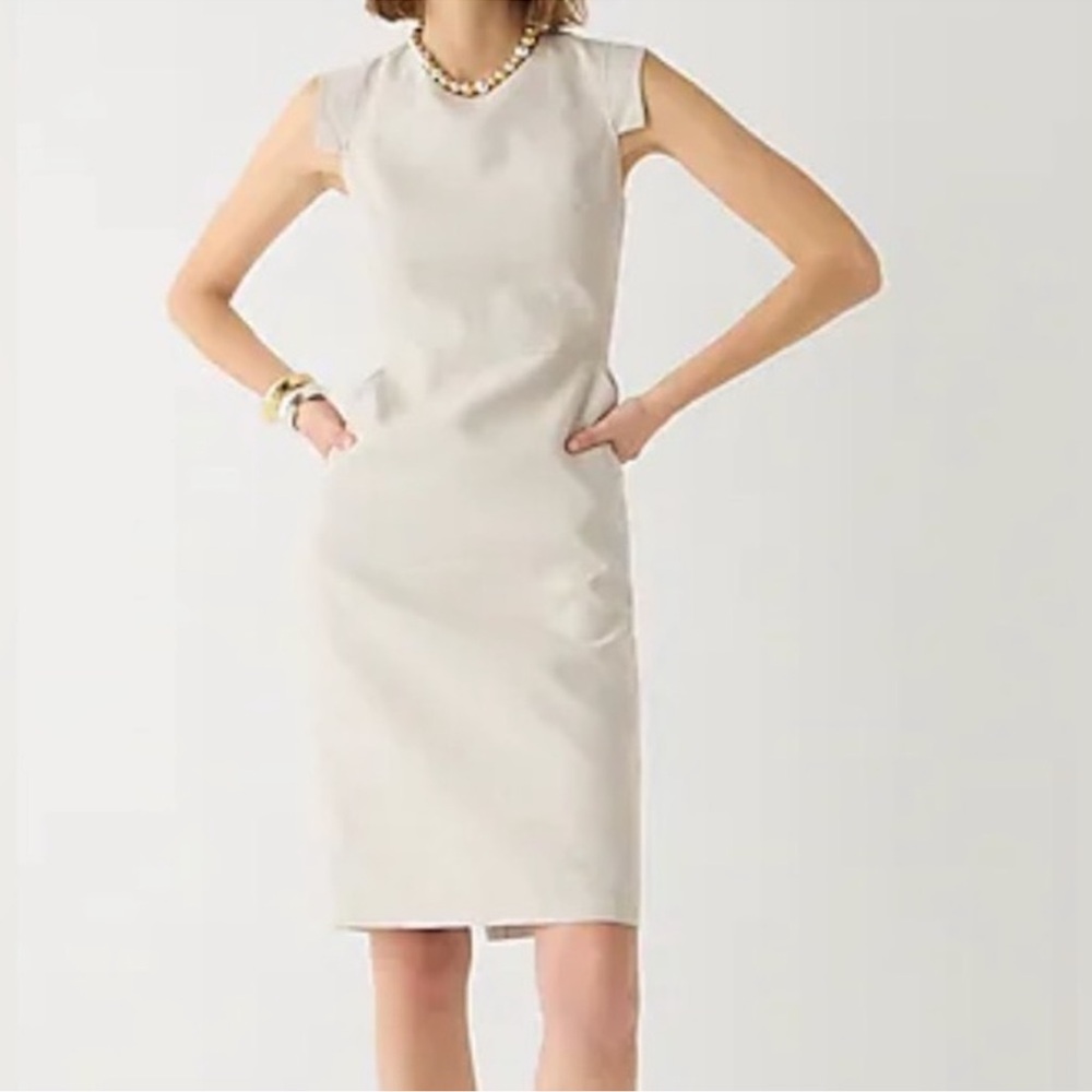 NWT Tan JCrew Resume Dress